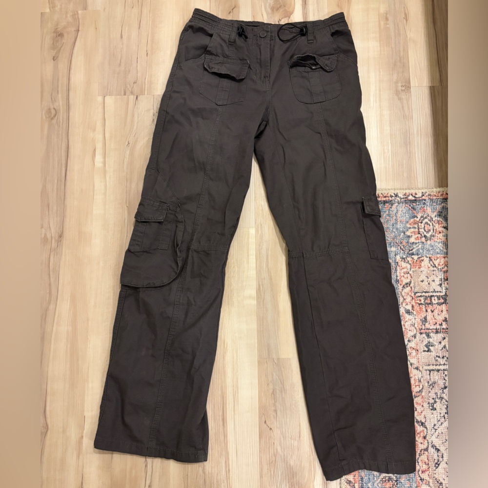 Brandy Melville Dark Gray Cargo Pants
